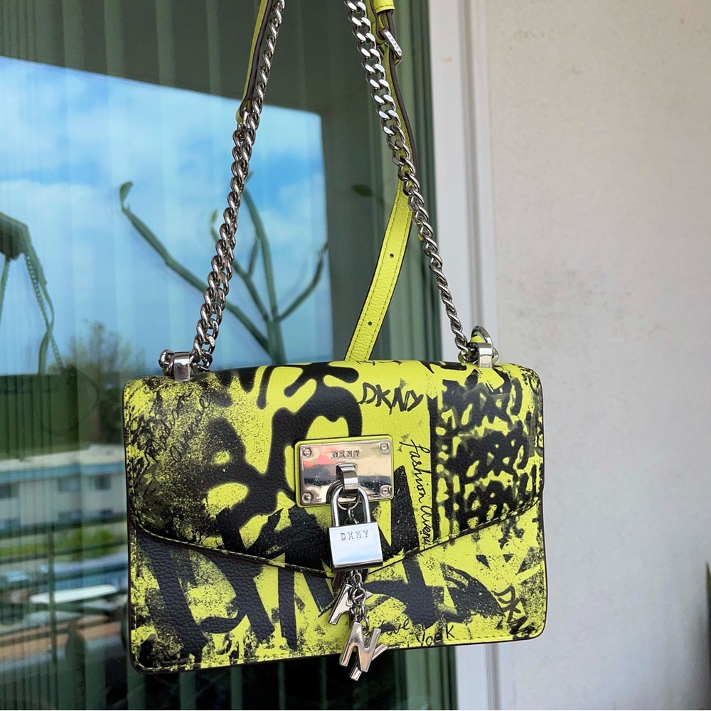 DKNY Small Graffiti Shoulder Bag